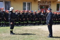 Maledunek na zakończenie Obozu Młodzieżowych Drużyn Pożarniczych